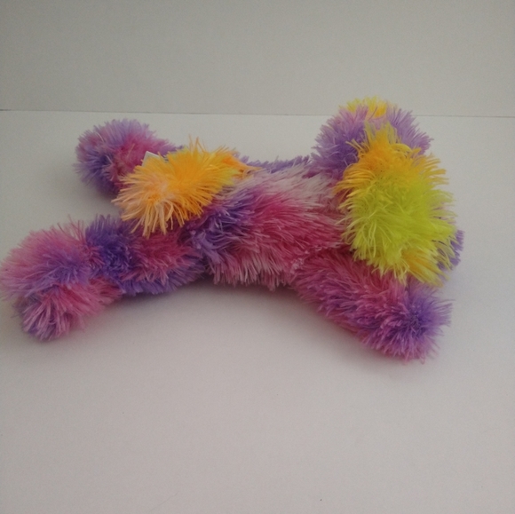 Best Toy MFG LTD Tie Dye Puppy Dog 10" Plush Multicolor Toy - Picture 2 of 7